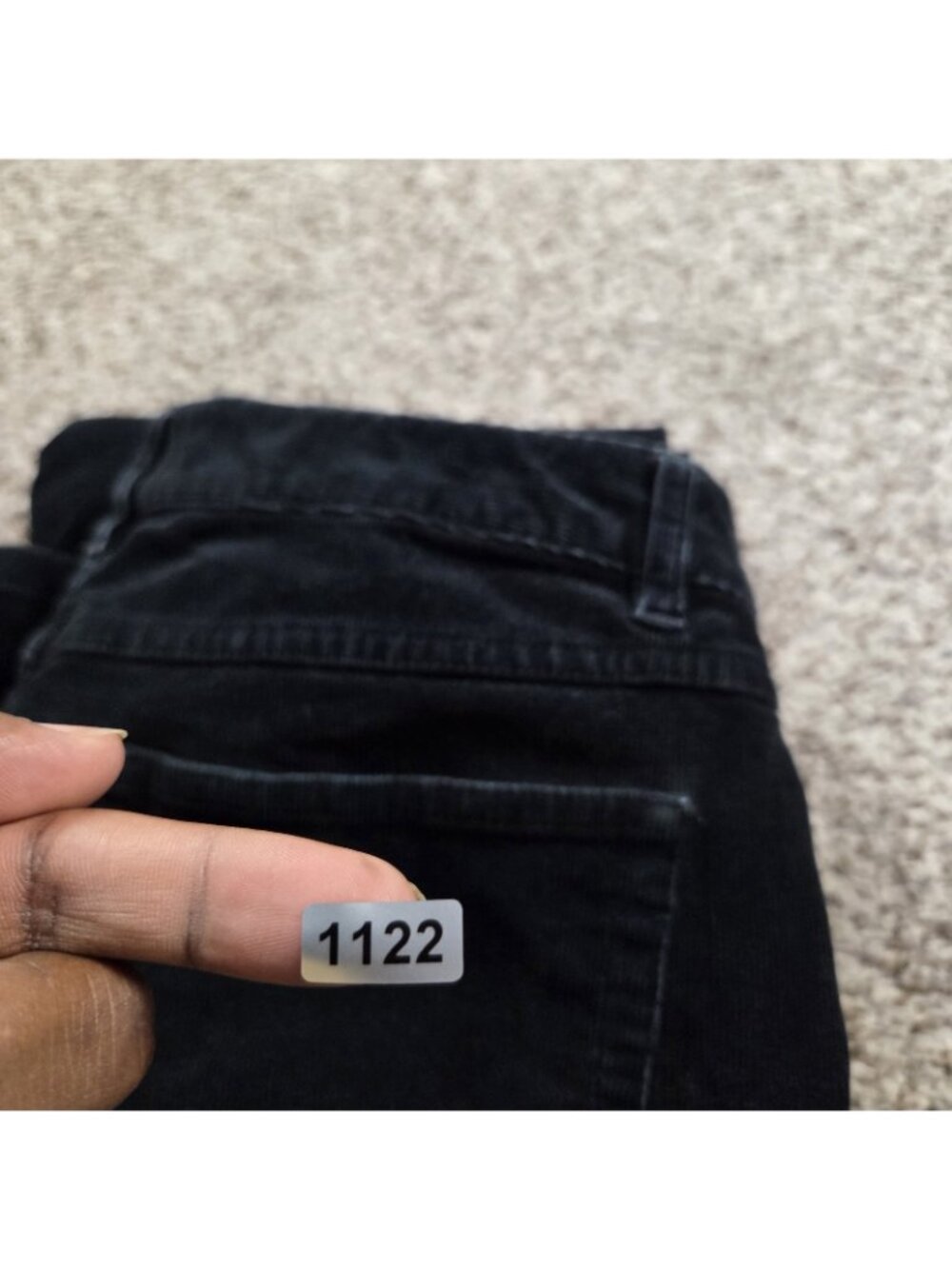 J. Jill Corduroy Pants Womens 10 Black Bootcut Casual - Picture 7 of 7